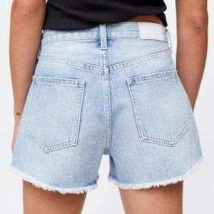Pistola Nova Cloud Nine High Rise Relaxed Cut Off Denim Short